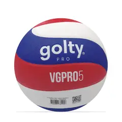 GOLTY - Balón Voleibol Pro Vgpro5 No5 -Blanco/Rojo