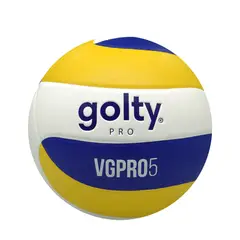 GOLTY - Balón Voleibol Pro Vgpro5 No6-Blanco/Amarillo