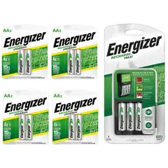 ENERGIZER - Cargador de Pilas MAXI + 8AA
