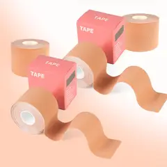 STYLE STARS - Combo: 4 Cintas Levanta Busto brasier invisible adhesivo Boob tape.