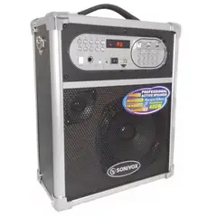SONIVOX - Cabina bluetooth 6.5 vs-sp1455 fm tf aux usb mic led musica