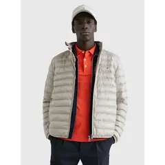 TOMMY HILFIGER - Chaqueta Acolchada Plegable Hombre Gris