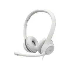 LOGITECH - H390 Confortables Auriculares Usb Con Micrófono Blanco