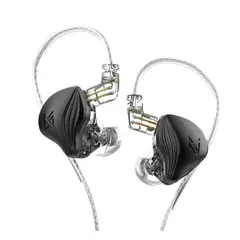 KZ - Audífonos Zex Monitoreo In Ear Hifi NEGROS CON MICROFONO
