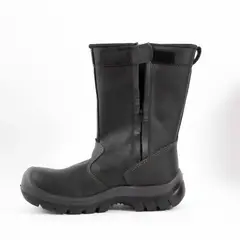 HERREROS - Bota Hombre Seguridad Industrial Sin Puntera -Herreros- Soldador Negro