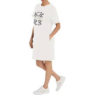 TOMMY HILFIGER - Vestido Beige con detalles Bordados para Mujer