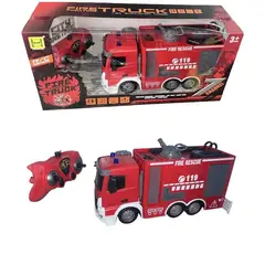 GENERICO - Carro bombero lanzador de agua a control remoto