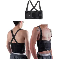 GENERICO - Cinturón de carga pesas faja protección
