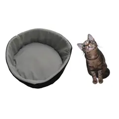 HALLY PET - Cama doble faz para gatos pequeña Gris.
