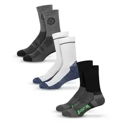 MR HAPPY - Media Calcetin Senderismo Hombre Pack x 3 Pares_.