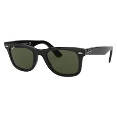 RAY BAN - Gafas De Sol Ray-ban Wayfarer Classic Talle Large Armazón Polished Black Y Lente Green