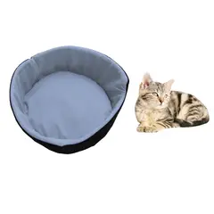 HALLY PET - Cama para gato grande d 47cm x a 19cm Celeste.