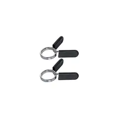 SPORT FITNESS - Collarín seguro para barra estándar 25mm x 2 unidades