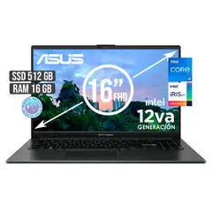 ASUS - PORTATIL INTEL CORE I5-12500H SSD 512GB RAM 16GB LED 15,6 FULL HD