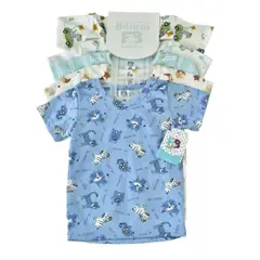 MUNDO BEBE - Camiseta Manga Corta Para Bebe niño X5 Unid bebé..