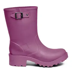 IDECAL - Bota de lluvia impermeable fucsia michelle