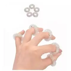 GENERICO - Anillos Masaje Dedos Acupresión X 5 Unds