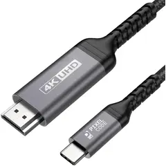 GENERICO - Cable Adaptador Usb C A Hdmi 4K 2K 144HZ 1.2 MTS MAC WINDOWS