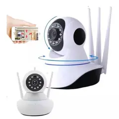 GENERICO - Cámara robótica de seguridad de 3 antenas.