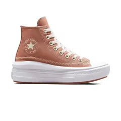 CONVERSE - Tenis Bota Chuck Taylor Move Mujer-Marrón Claro
