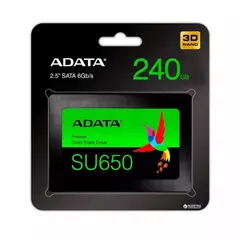 ADATA - Disco estado solido ssd sata 240gb su650 2.5
