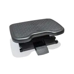 ERGONOMUS - Descansapies Graduable 3 Alturas Con Tapete Antideslizante.