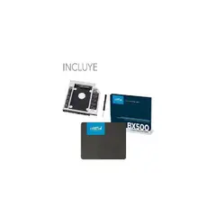 CRUCIAL - Disco solido 1tb ssd bx500 caddy
