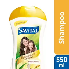 SAVITAL - Shampoo Aceite De Argan Y Sabila X 550ml