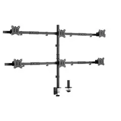 ERGONOMUS - Soporte brazo monitor 6 pantallas 17-32".