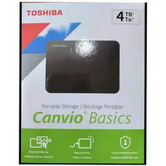 TOSHIBA - Disco Externo 4tb usb 3.0 negro
