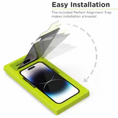 PURE GEAR - Protector Pantalla Compatible con iPhone 15 / 16 Vidrio Privacidad