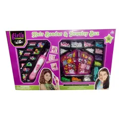 GENERICO - Kit Infantil De Belleza Accesorios Para Peinado Con Baúl