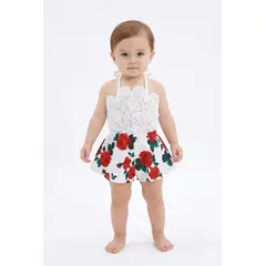 LUSOLSI - Prendas niñas ropa conjuntos vestido enterizo prendas niños