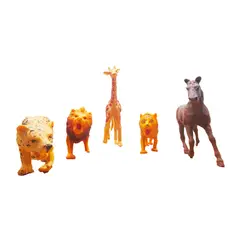 DAYOSHOP - Animales Juguetes Selva Zoologico Set X5 Pcs