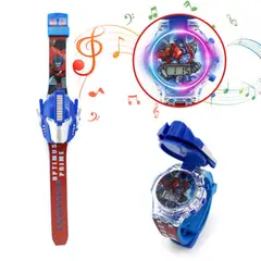 DAYOSHOP - Reloj Niños Digital Luces Sonido Tapa Infantil Transformers