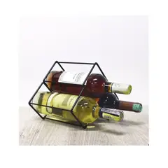 REJIPLAS - Soporte Botellero Porta Vinos Tribal X 3 Compartimientos