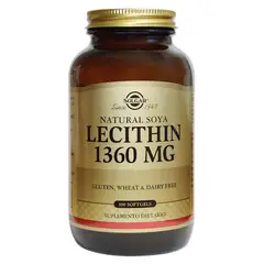 SOLGAR - Lecithin 1360mg Nat.soya X 100 Capsulas