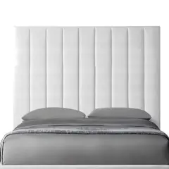 EKONOMODO COLOMBIA - Espaldar de cama King Natura Blanco 200x150 cm