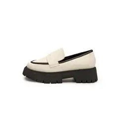 VIZZANO - Mocasín Chunky Marfil-Negro