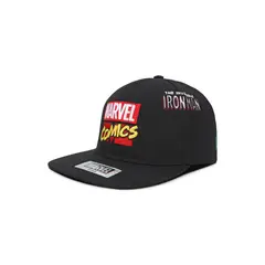 MARVEL - GORRA COMICS ADULTO ORIGINAL NEGRA PLANA OC CAPS
