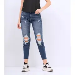 DEREK - Jean Para Mujer Slim Con Rotos