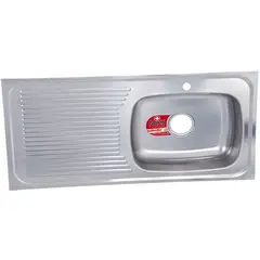 NORTH - LAVAPLATO INOXIDABLE IZQ MONO CONTROL 100X50 REF1662