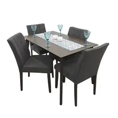 INVAL - COMEDOR ENNA GRIS 3PCS