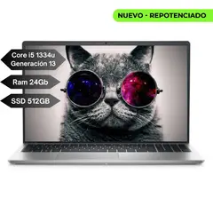DELL - Portátil 15 Intel Core i5-1334U Ram 24GB Disco SSD 512GB 15.6" FHD WIN 11 PRO
