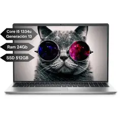DELL - Portátil 15 Intel Core i5-1334U Ram 24GB Disco SSD 512GB 15.6" FHD WIN 11 PRO