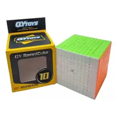 QIYI - Cubo Rubik 10x10 Stickerless Speed Original Velocidad