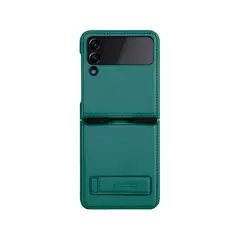 NILLKIN - Funda Qin Leather Compatible Con Samsung Galaxy Z Flip5 Verde