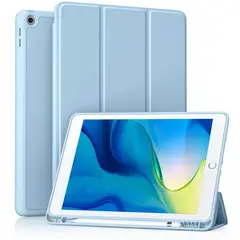 GENERICO - Smart Case Flip Cover para Ipad 9 Novena Generación 10.2' Azul claro