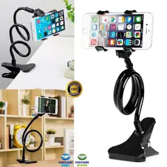 GENERICO - Soporte para celular tech-1 cuello flexible negro