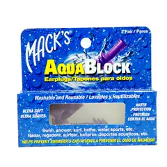 GENERICO - Macks Tapon Para Oido Silicona Aquablock